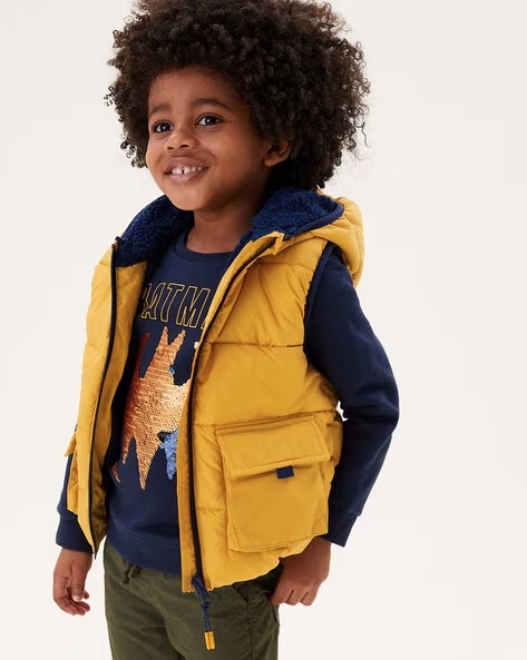 Kid Sleeveless Jacket